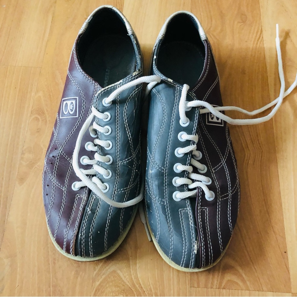 Vintage Brunswick Leather Bowling Shoes